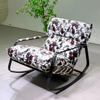 Fauteuil individuel en cuir confortable et moderne pour salon – Mobilier de détente pour la maison