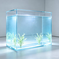 Plaques acryliques résistantes aux UV de haute qualité, panneaux PMMA transparents personnalisés protégés contre les UV pour aquarium