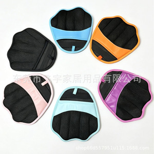 ถุงมือกำจัดขนสัตว์เลี้ยงแบบตาข่ายสีน้ำเงิน ใช้ได้สองด้าน สำหรับแมวและสุนัข - Product Image 3
