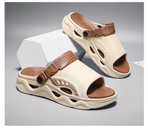 Tongs EVA pour hommes, nouveau style d'été, adaptées à la fois à la marche et à l'usage comme pantoufles décontractées pour la plage. - Product Image 3