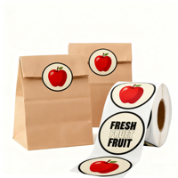 Autocollants ronds personnalisés en papier vinyle adhésif imperméable, impression d'étiquettes, autocollants en rouleau avec logo