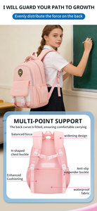 <span class=keywords><strong>Sac</strong></span> à dos d'étude pour enfants, avec sangles renforcées, résistant à l'usure, pour garçons et filles de 6 à 12 ans, <span class=keywords><strong>sac</strong></span> d'école enfant - Product Image 3