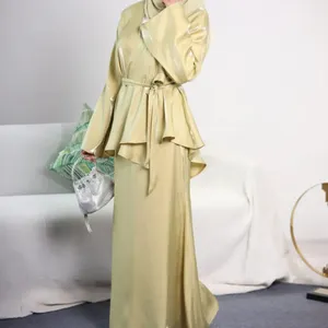 High Quality Elegant Muslim Dress Plus Size Abaya Dress Malaysia Baju Kurung For Women