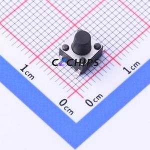 YTS-D003-3G Tactile Switch SMD-4P,6x6mm Switch Single Pole Single Throw Round Button 2.6N Vertical Mount - Product Image 1