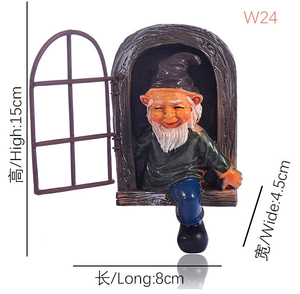 Figura de Enano Pequeño de Resina Pintada a Mano, Arte Folclórico, Artesanía, Adorno de Jardín, Estatua Decorativa para Exteriores - Product Image 6