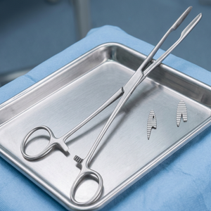 Pinzas Hemostáticas Collin de Acero Inoxidable, Instrumentos Médicos, Seis Puntas/OEM F6-271, Certificación CE Clase II ISO 2015 - Product Image 2