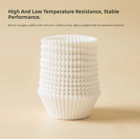 Papel de Hornear Biodegradable de Grado Alimenticio, Resistente al Calor, Antigrasa, Antiadherente, Impermeable, Compatible con Impresión Offset