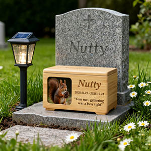 Toplu bambu kremasyon çömleği hayvan kedi köpekler için külleri, ahşap Pet anıt ns sake <span class=keywords><strong>Urns</strong></span>, fotoğraf kutusu Pet kremasyon Urn - Product Image 5