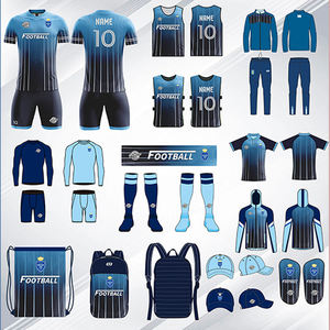 T-shirts de football respirants de haute qualité chemises de club personnalisées à bas quantité minimale de commande ensemble de maillots de football de sublimation pour hommes - Product Image 1