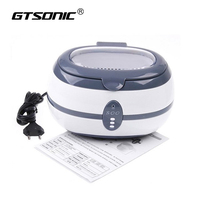 GTSONIC VGT-800 Electric Portable Ultrasonic Cleaner for Jewelry Glasses Watches Rings Dentures Aligners Retainers Household Use