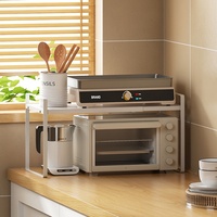 Étagère de cuisine autoportante en fer, extensible, rétractable et mobile, avec compartiments superposés, pour rangement polyvalent des assaisonnements