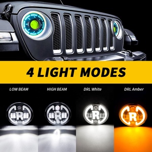 New Product DOT and Emark 90W <strong>Headlight</strong> 7inch Round LED 7" Head Light for jeep wrangler for Hummer and for <strong>harley</strong> Davidson - Product Image 3