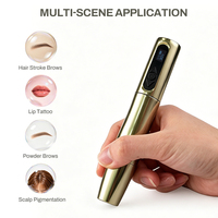 Stylo de tatouage électrique sans fil professionnel permanent, moteur sans balais 10000 tr/min, double recharge, course de 3,0 mm, aluminium jetable