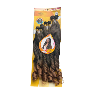 Perruque bouclée <span class=keywords><strong>à</strong></span> ondulations moyennes et grandes, en fibre synthétique noire haute température, pour femmes africaines et européennes-américaines – Offre Spéciale - Product Image 5