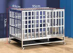 Grande <span class=keywords><strong>cage</strong></span> pour chien en acier inoxydable 304 super solide de haute qualité - Product Image 3