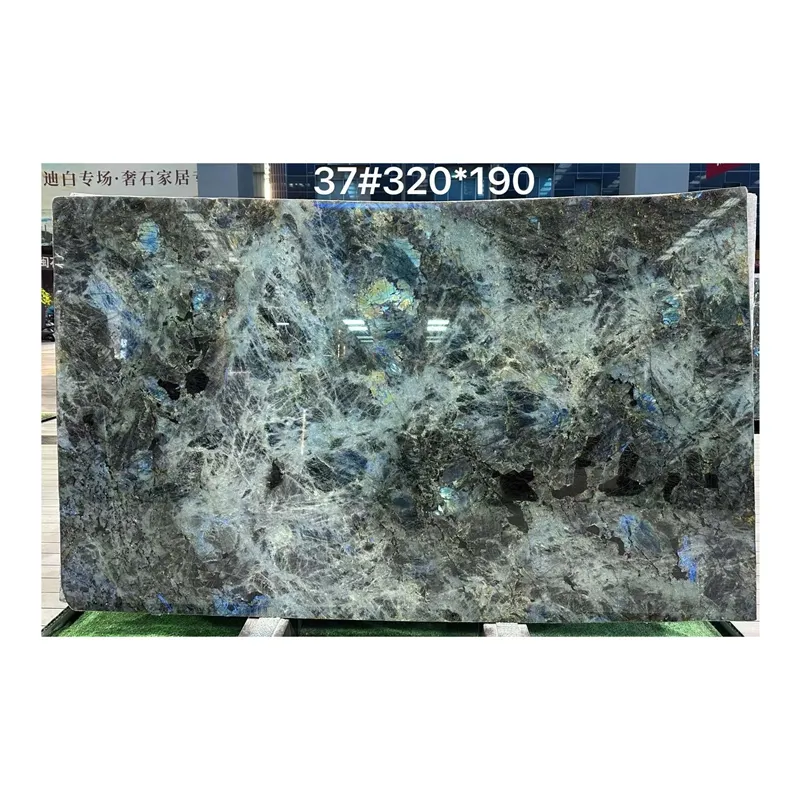 Oem/odm Granito doğal Lemurian döşeme fayans Lemurian labradorit mavi granit duvar paneli levhalar ve yer karoları için