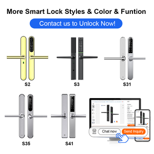 Nuevo Producto Liliwise Ttlock Tuya BLE Cerraduras Inteligentes para Puerta con Wifi, Resistentes al Agua, Delgadas, con Cilindro de Cerradura para Puerta de Aluminio - Product Image 5
