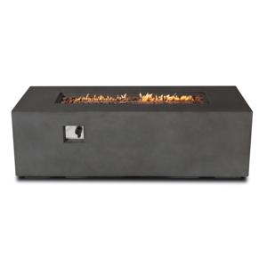 Table de foyer rectangulaire au propane/gaz naturel Mgo 60 cm avec chauffage de 60 000 BTU pour le chauffage extérieur - Product Image 2