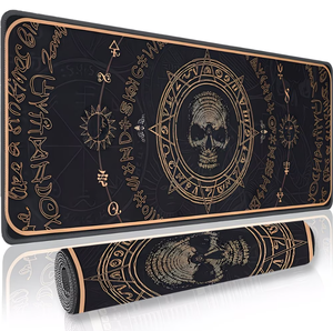 <span class=keywords><strong>Tapis</strong></span> <span class=keywords><strong>de</strong></span> souris <span class=keywords><strong>de</strong></span> jeu <span class=keywords><strong>XXL</strong></span> Occult Skull Mystic Runes & Precision Tracking 80x30cm - Product Image 1