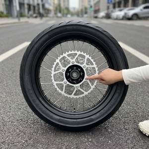 Juego de Ruedas Profesionales de Competición, Neumáticos Semi-Slick, Kit de Ruedas Surron Ultra Bee Supermoto para Competiciones en Pista - Product Image 4