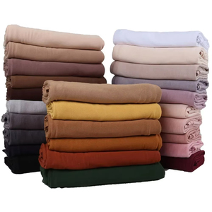 Khăn choàng, khăn hijab, khăn quàng cổ và khăn choàng kiểu Hồi giáo tùy chỉnh bán buôn, khăn hijab chất liệu cotton jersey co giãn dành cho phụ nữ Hồi giáo - Product Image 4