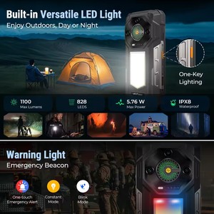 Teléfono Resistente Ulefone Armor 33 LTE, 25500mAh, 512GB ROM, 24GB RAM, 120Hz, 6.9'', NFC, Android 15, 66W, Smartphone en Inglés - Product Image 5
