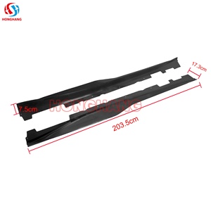 Chaoshenghang Auto Side Skirt Factory fournit directement des jupes latérales pour <span class=keywords><strong>Dodge</strong></span> Charger <span class=keywords><strong>SRT</strong></span> 2015-2020 en fibre de carbone. - Product Image 2