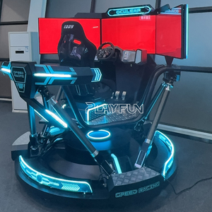 Macchina da Gioco Arcade di Corse per Parchi Divertimento, Giochi di Corse HD con 3 Schermi, Macchina per Simulazione di Corse Dinamiche VR - Product Image 5