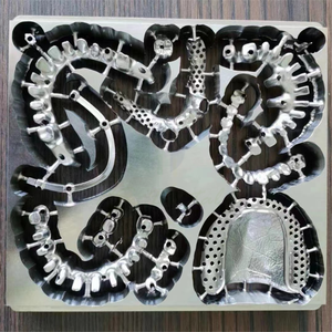 Prezzo del produttore 150mm * 140mm su misura laboratorio dentale in metallo materiale dentale lega di titanio blocco - Product Image 3