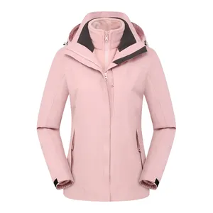 Изготовленная на заказ Водонепроницаемая Лыжная зимняя куртка женская Лыжная куртка