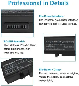 Batteria di ricambio per Laptop da 11.1V 5200mAh per batteria per Laptop Samsung batteria R480 R540 R580 R428