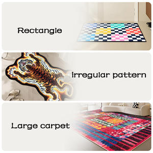 <span class=keywords><strong>Tapis</strong></span> de <span class=keywords><strong>soie</strong></span> et de laine imités de polyester de conception personnalisée de vente chaude pour l'impression 3D de salon <span class=keywords><strong>tapis</strong></span> de sol antidérapant - Product Image 4