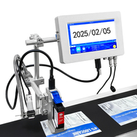 Printer Inkjet TIJ 12.7mm Hemat Biaya dengan Tinta Solvent untuk Pengkodean Kemasan Lini Produksi Tanpa Henti