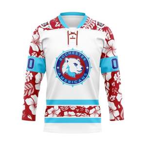Professioneel Team Custom Logo Volwassen Ijshockey Sport Shirt Polyester Tackle Twill Sublimatie Hockey Uniform - Product Image 1