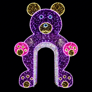 Arco Luminoso LED Comercial para Exteriores con Diseño de Animales, Tamaño Personalizado para Exhibiciones y Eventos Festivos - Product Image 1