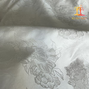도매 저렴한 아프리카/인도 화이트 멋진 부드러운 새틴 자카드 브로케이드 직물 XM-JL0128 - Product Image 2
