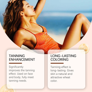 Premium Batana Oil Vitamin E Self Tanner No se necesita sol No graso Adecuado para todo tipo de piel Suero de bronceado - Product Image 5