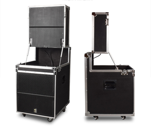 <strong>Line</strong> <strong>Array</strong> <strong>Speakers</strong> With Wireless Microphone Church <strong>Speaker</strong> Sound Equipment Professional Sound System With Flight Case F225 - Product Image 1