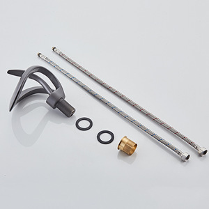 NGHỆ THUẬT sàn mounted Brass phòng tắm sang trọng lưu vực vòi nước nóng lạnh Mixer tap thác nước lưu vực bồn rửa vòi nước - Product Image 6