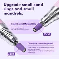 Puntas de Uñas Acrílicas Marca YF 240/150 para Lijar, Pulir, Eliminar Piel Muerta, Tallar y Rectificar, con Grabado de Logotipo Personalizado