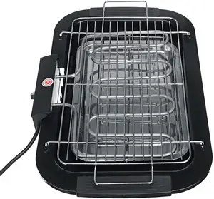 Maibo nuovo Design vendita calda griglia per barbecue rotante senza fumo griglia elettrica per barbecue da interno 2000W di potenza