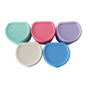 <b>Denture</b> Storage <b>Box</b> Plastic Multicolor Portable For Adult <b>Denture</b> Care - Product Image 4