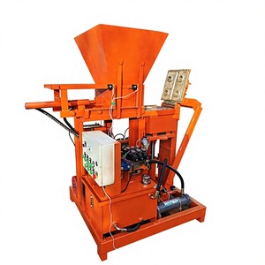 Machine à briques stabilisées à la terre HR2-25, machine à blocs de terre compressés, maquina manual para ladrillos - Product Image 2