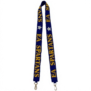 Correa de Bolso Ajustable de Algodón de Alta Calidad BRUSLY, Letras Personalizadas con Cuentas, Regalo Perfecto para el Espíritu Escolar, Bordado para Niñas - Product Image 2