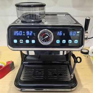 <b>Automatic</b> Espresso <b>Machine</b> Touch Screen Milk Frother Thermometer Adjustable Extraction Temperature 20 Bars Italian Semi-automati - Product Image 4