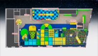 Aire de jeux Dreamland en PVC souple pour enfants, maison de jeu d'intérieur, jeux de ramassage, équipement de centre d'activités pour les 3-15 ans, 5-100