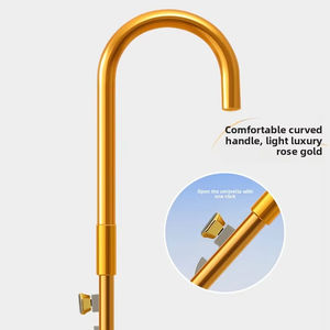 Parapluie long en dentelle, structure en acier et style féminin et frais, durable et robuste pour les jours ensoleillés et pluvieux, luxe léger et esthétique raffinée - Product Image 4