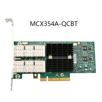 Cartes d'interface réseau MCX354A-QCBT PCIe 3.0 X8 Dual Port QSFP+ 40GbE Connect X-3 VPI