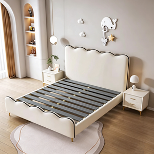 <span class=keywords><strong>Letto</strong></span> in Pelle Bianco Crema con Sollevamento Idraulico e Cassetti <span class=keywords><strong>Laterali</strong></span> <span class=keywords><strong>per</strong></span> Camera da <span class=keywords><strong>Letto</strong></span> Familiare - Product Image 3
