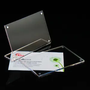 Customized A4 A5 A6 L Shape Desktop Magnetic Photo Frame Ad Display Stand Table Sign Holder Price Tag Menu Display Stand